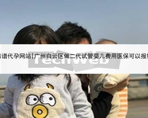 广州靠谱代孕网站|广州白云区做二代试管婴儿费用医保可以报销吗？