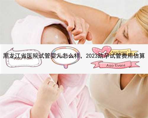 黑龙江省医院试管婴儿怎么样，2023助孕试管费用估算